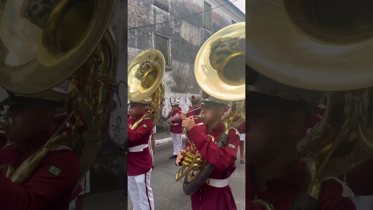 Dobrado Jo&atilde;o Joventino- Filarm&ocirc;nica Lyra Popular de Belmonte 🔱🇱🇻 #cultura #banda #desfile #music