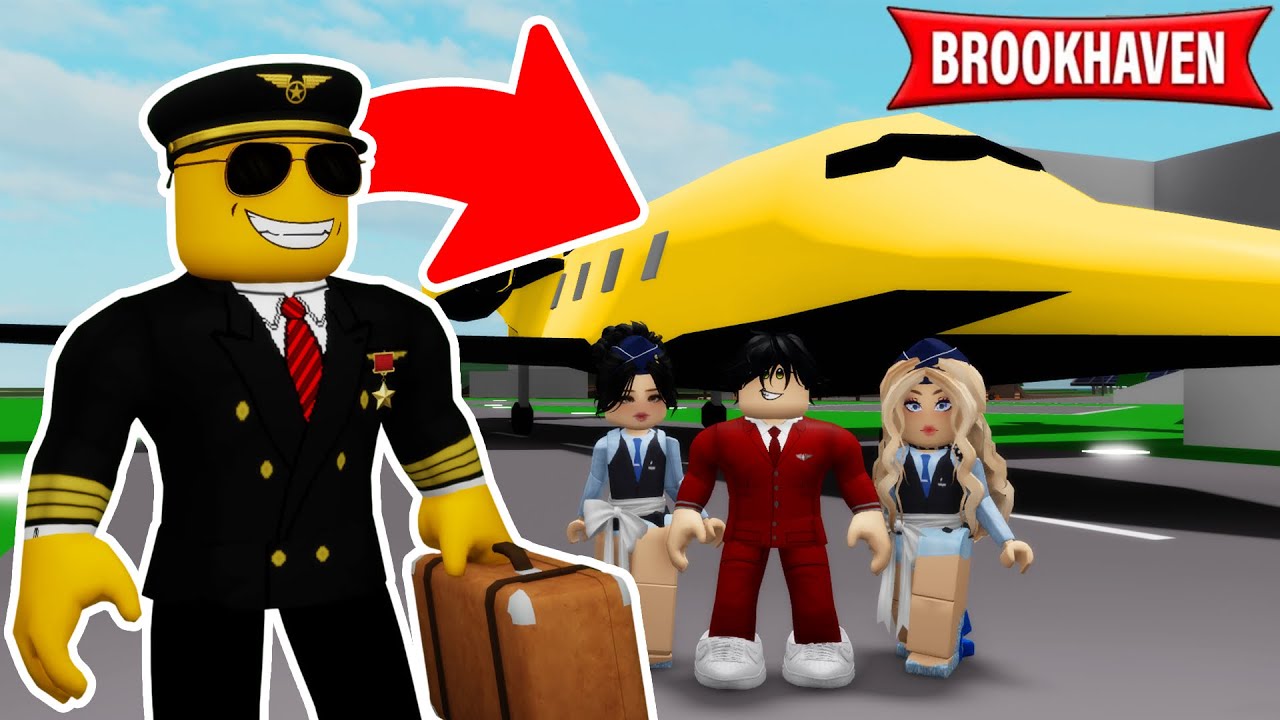 JE COMMANDE UNE COMPAGNIE AÉRIENNE DE LUXE SUR BROOKHAVEN ROBLOX