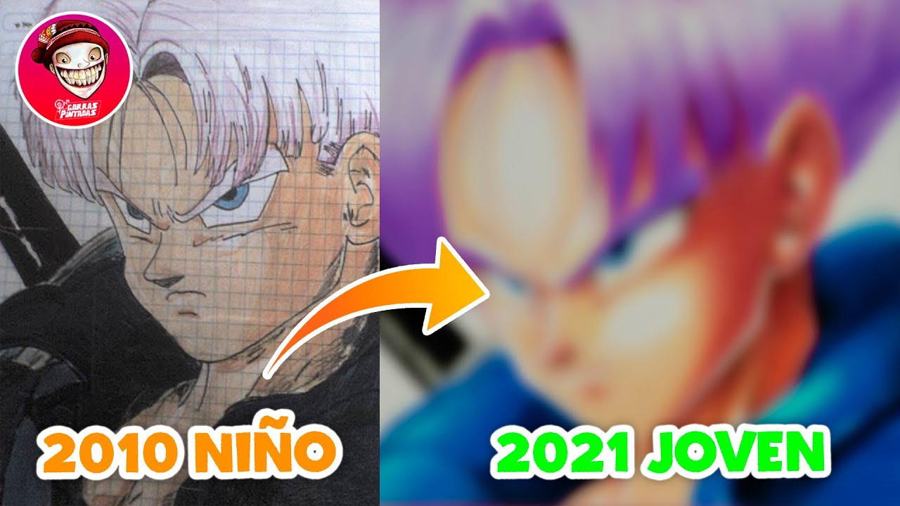 REHACIENDO DIBUJO DE MI INFANCIA CON LÁPICES BARATOS | COMO DIBUJAR TRUNKS DEL FUTURO