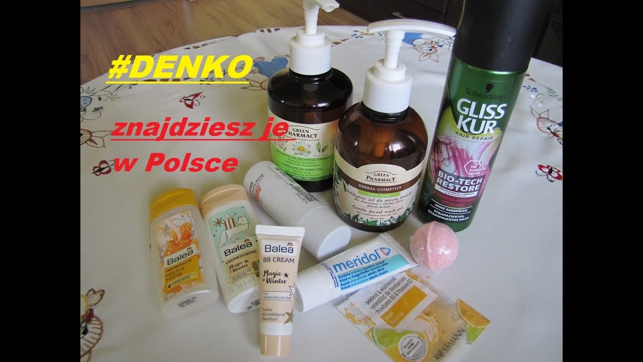 DENKO - wszystkie dostępne w Polsce + malutki bublowy bonusik II PIELĘGNACJA PO POLSKU