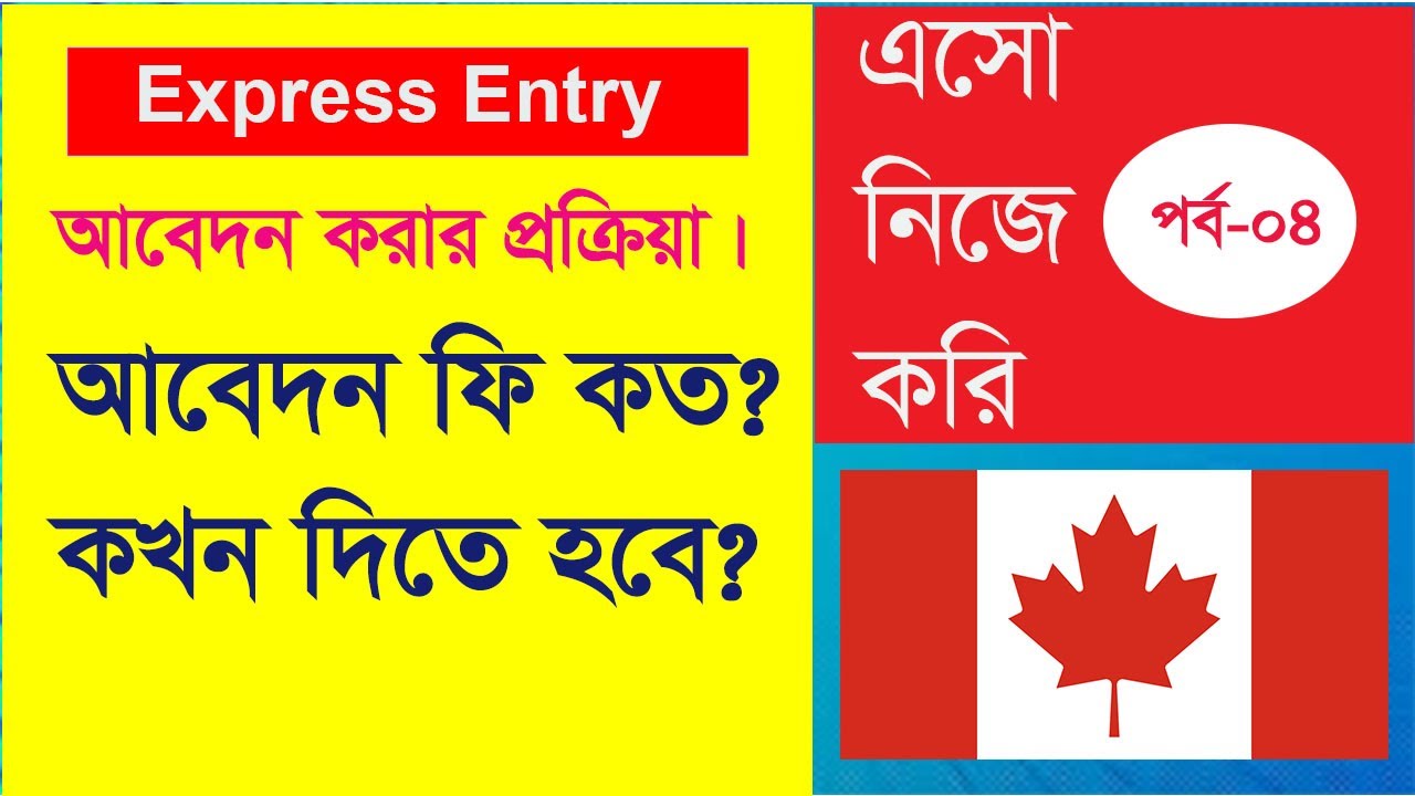 Express Entry এসো নিজে করি। (পর্ব- 4)  How Express Entry works?