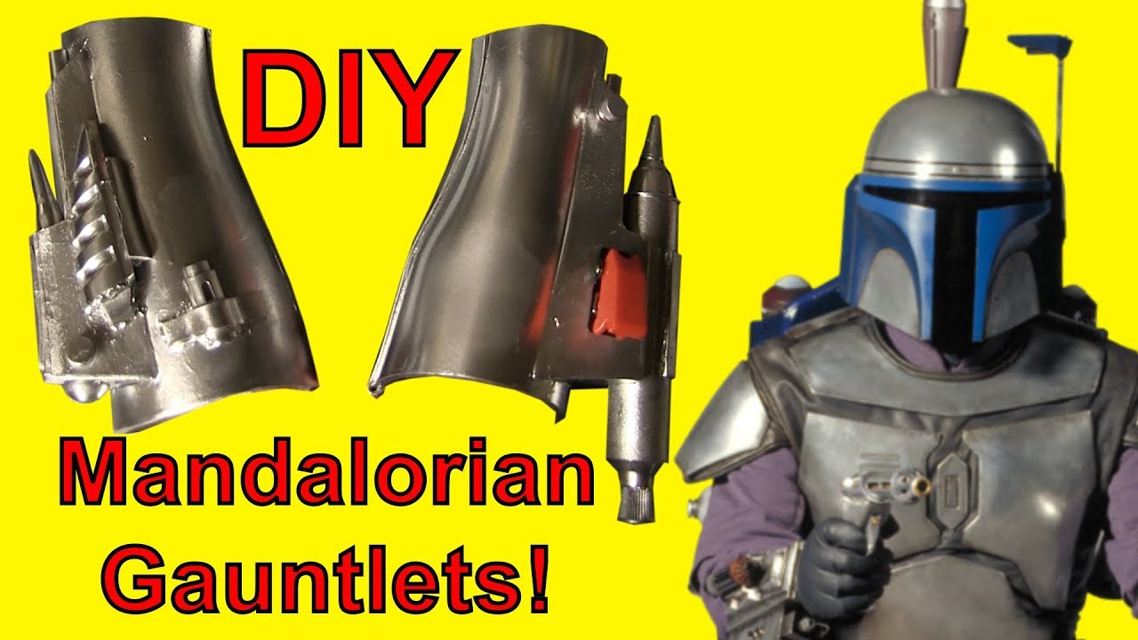 HOW TO MAKE Mandalorian Gauntlets (Star Wars DIY)