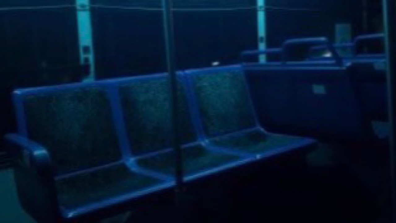 at a lonely bus stop at 2 am