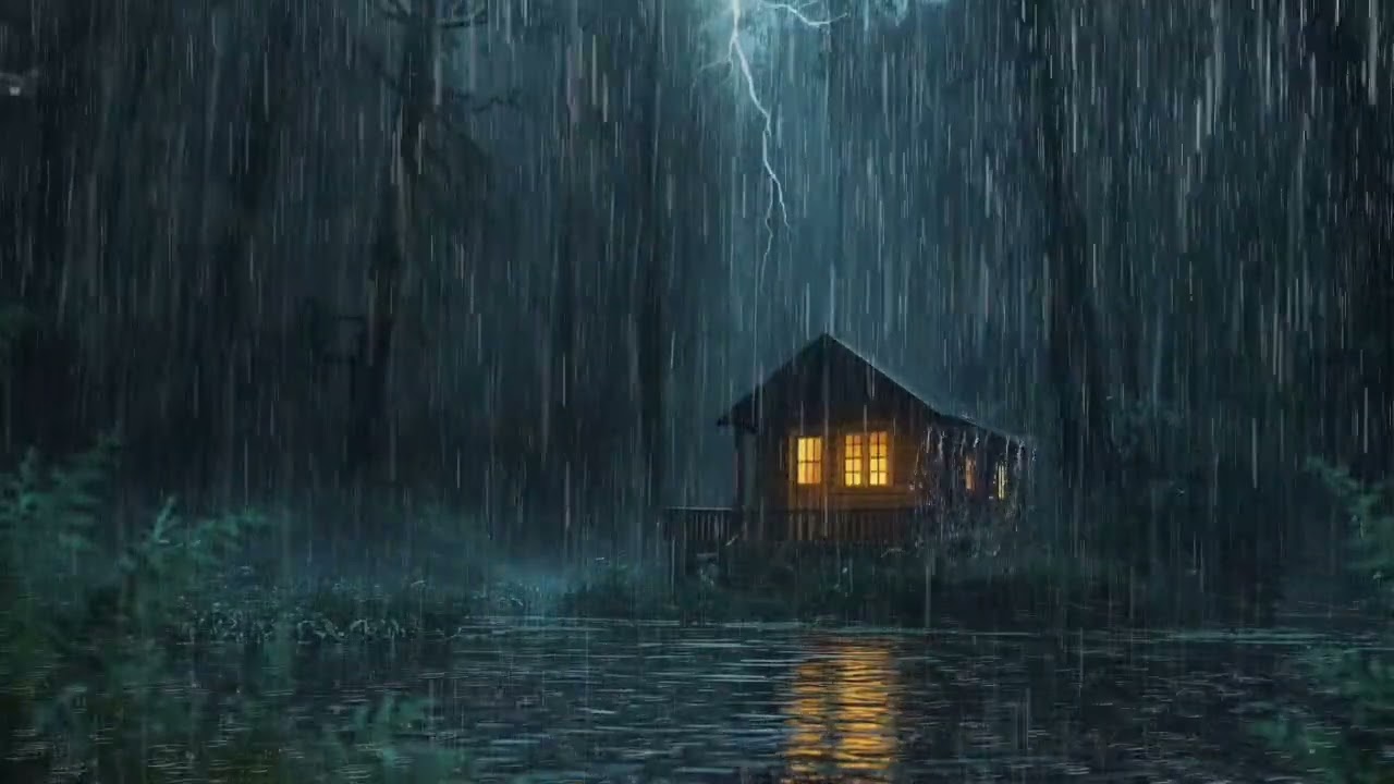 ASMR Stormy Rain Sleep | Heavy Rainstorm Sounds for Deep Relaxation and Peaceful Sleep