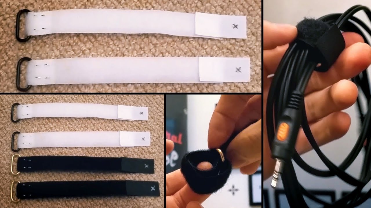 DIY Self-Locking Velcro Cable Ties