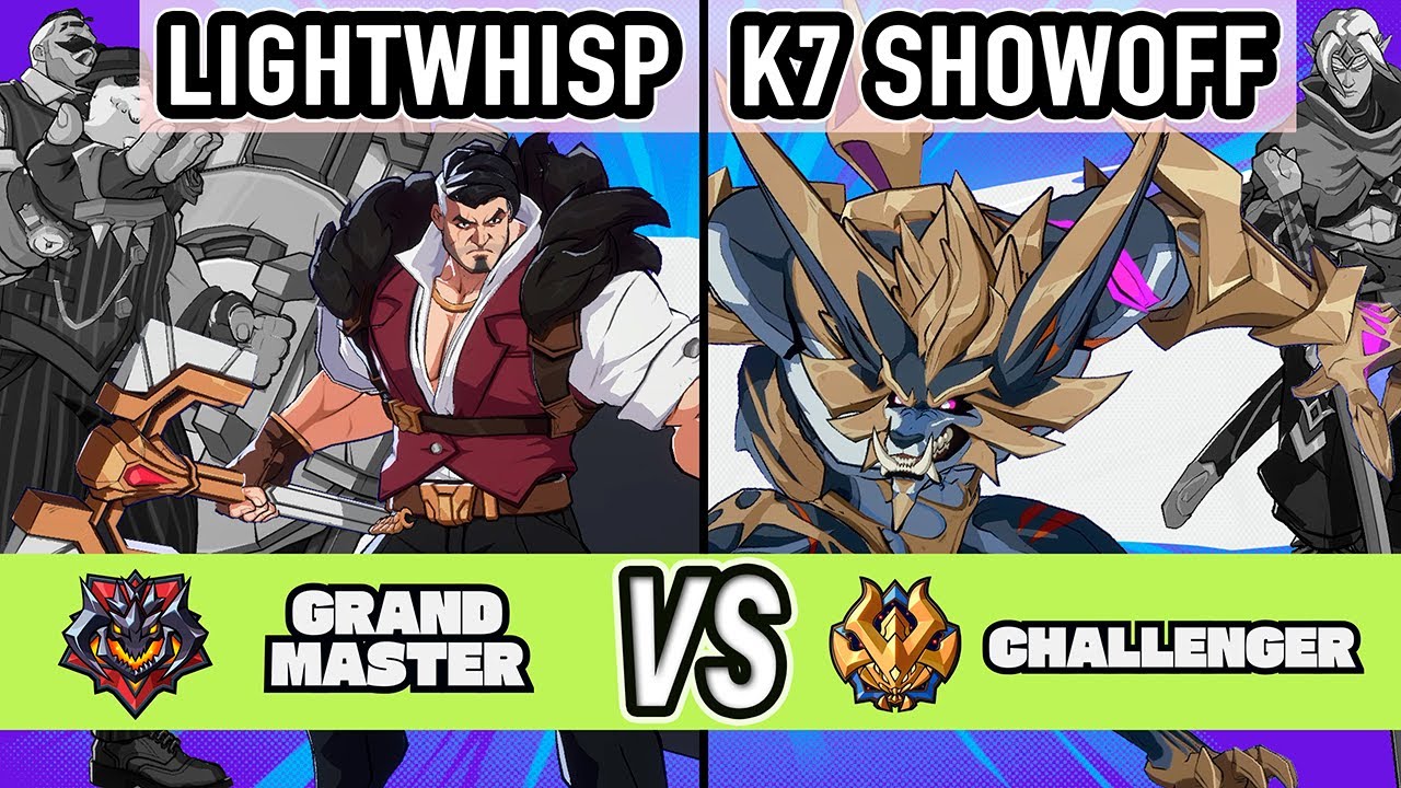 2XKO ▰ LightWhisp (Braum / Darius) vs K7 Showoff (Warwick / Yasuo) ▰ High Level Gameplay