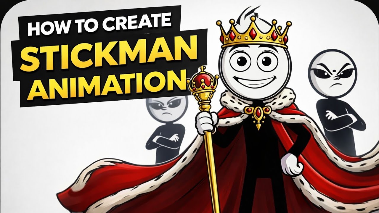 Как создать анимацию человечка-стикмана (бесплатные инструменты)