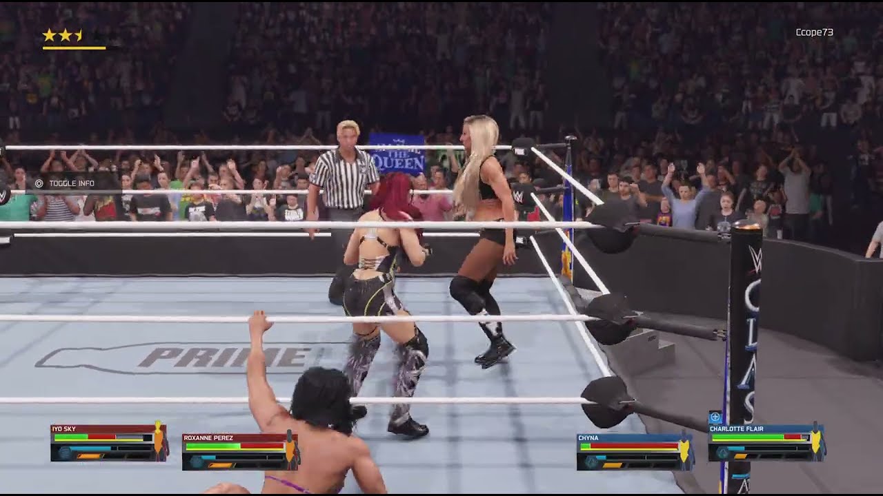 Iyo and Roxanne vs chyna and charlotte