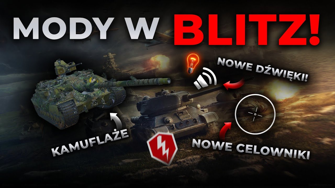 Jak używać MOD&Oacute;W w World of Tanks Blitz?!