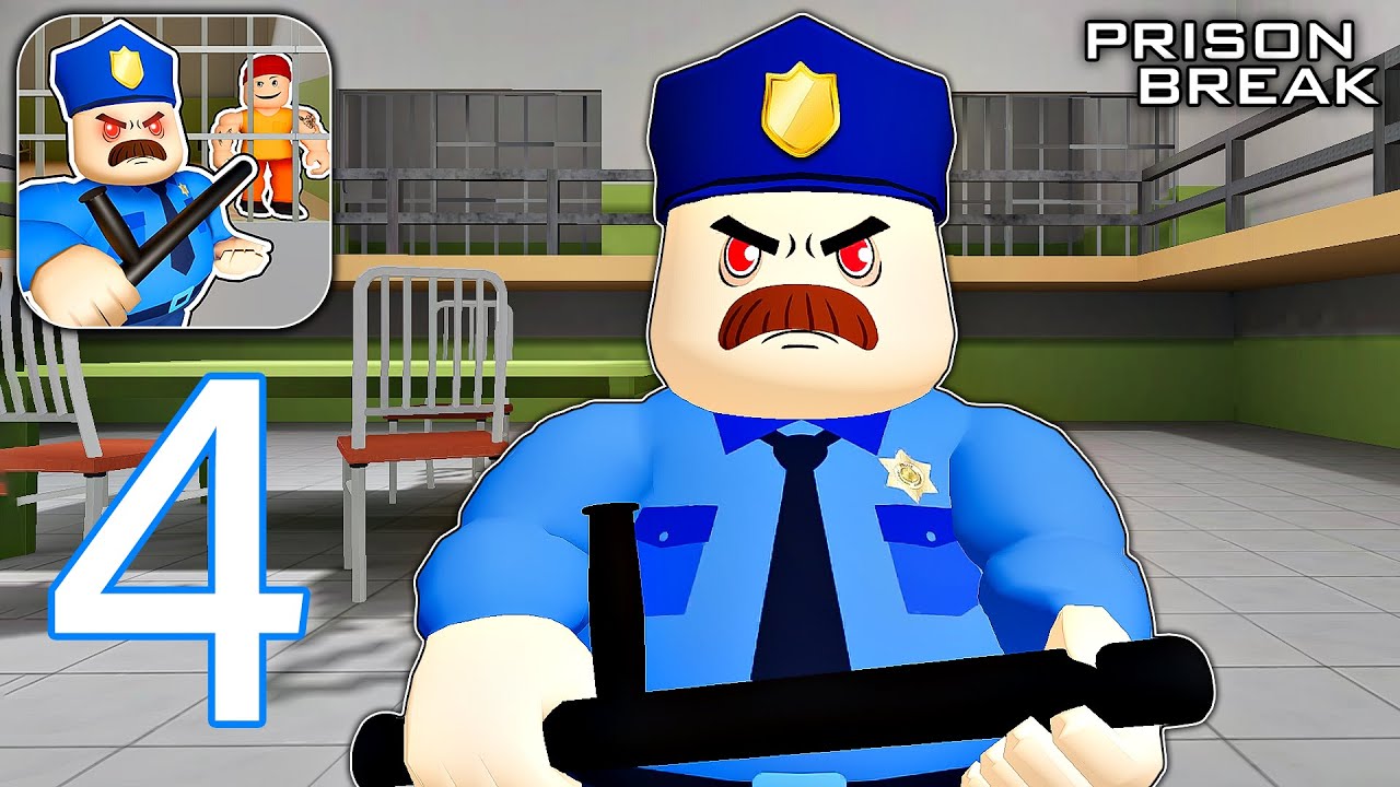 Obby Escape Prison Breakout! Firsh Person - Gameplay Walkthrough Part 4 (Android, iOS)