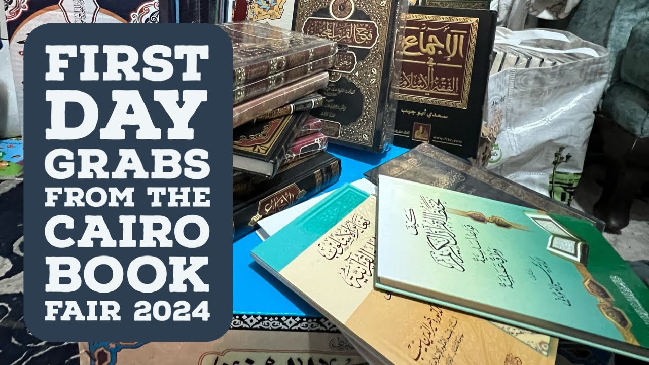 First day grabs from the Cairo Book Fair 2024