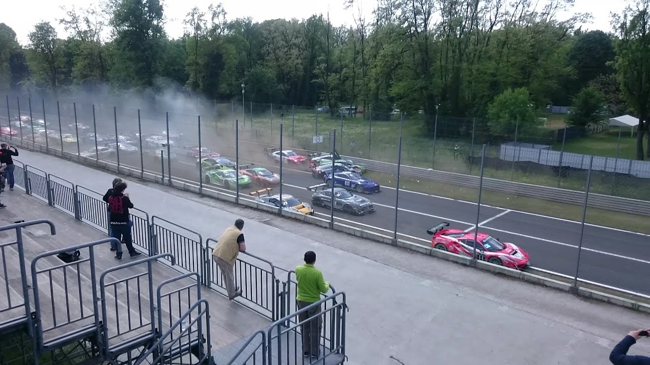 Mega Incidente BLANCPAIN GT SERIES Monza Endurance 2017