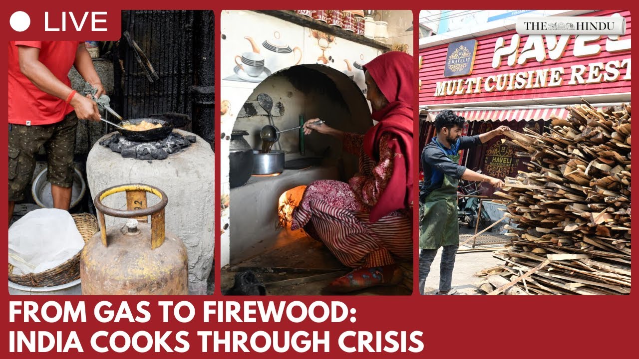 With LPG unavailable for days, households and dhabas turn to coal and wood for cooking