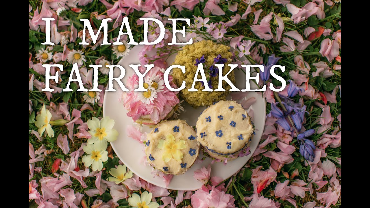 I Made Fairy Cakes! Foraged Stinging Nettles and Edible Wildflowers