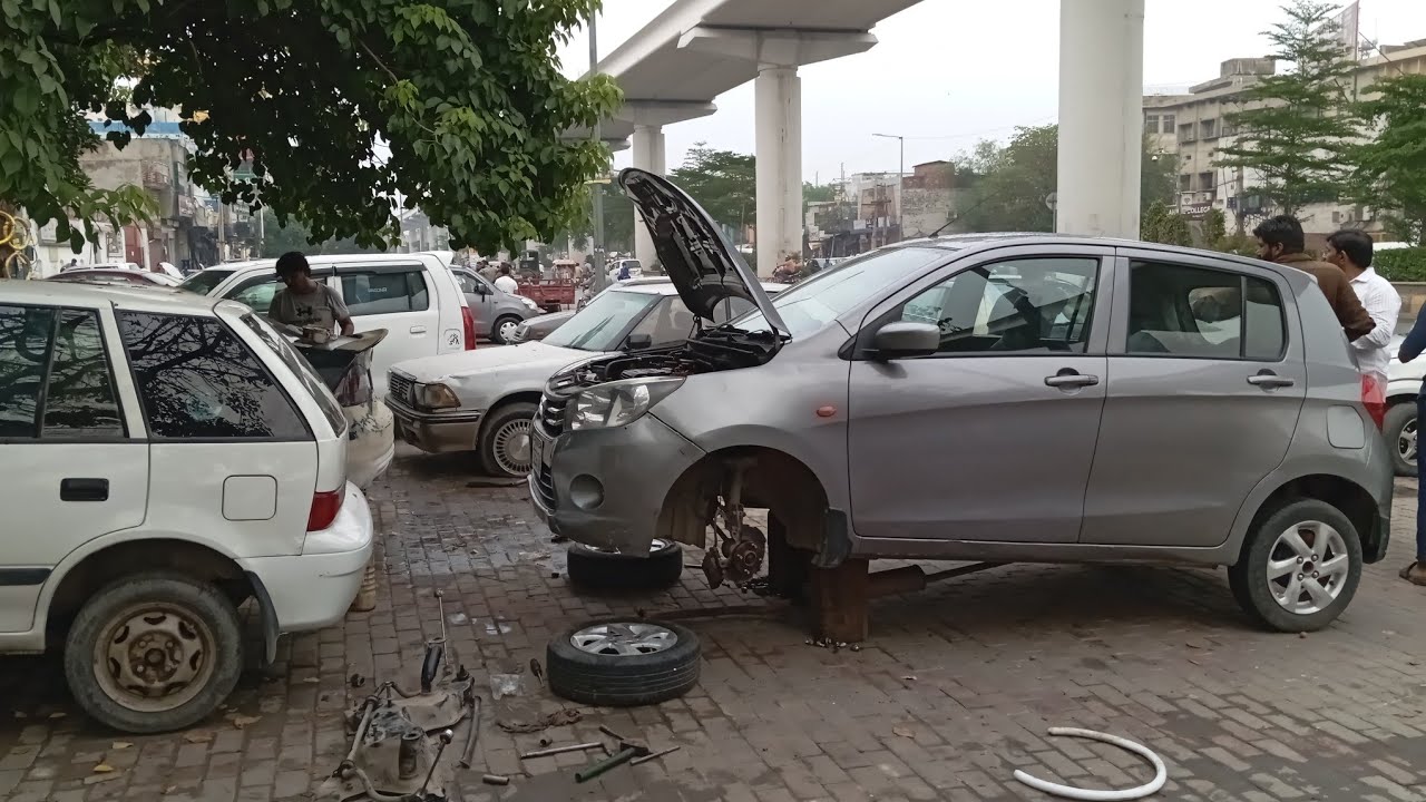 Car Repair market Lahore #@HMADaily #hma #sibpk #vlog #mubarak HMA 