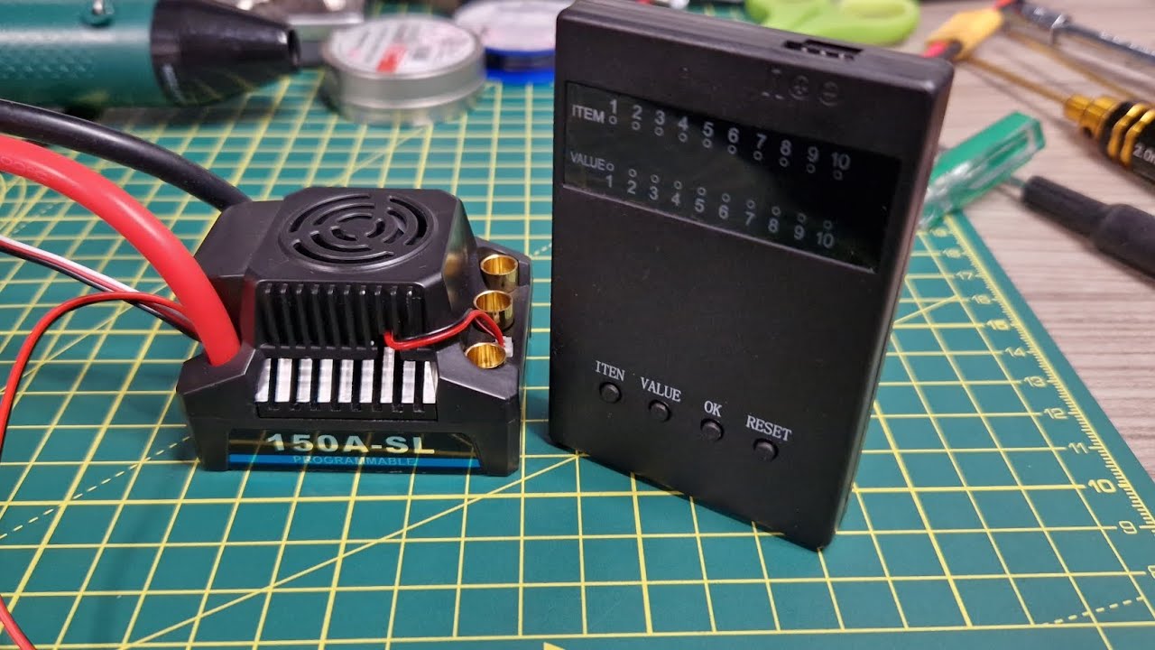 Platinum 150a and 120a cheapie ESC - how to program.