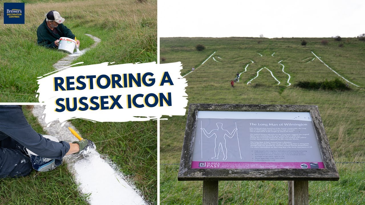 Restoring The Long Man of Wilmington | Brewers Decorator Centres