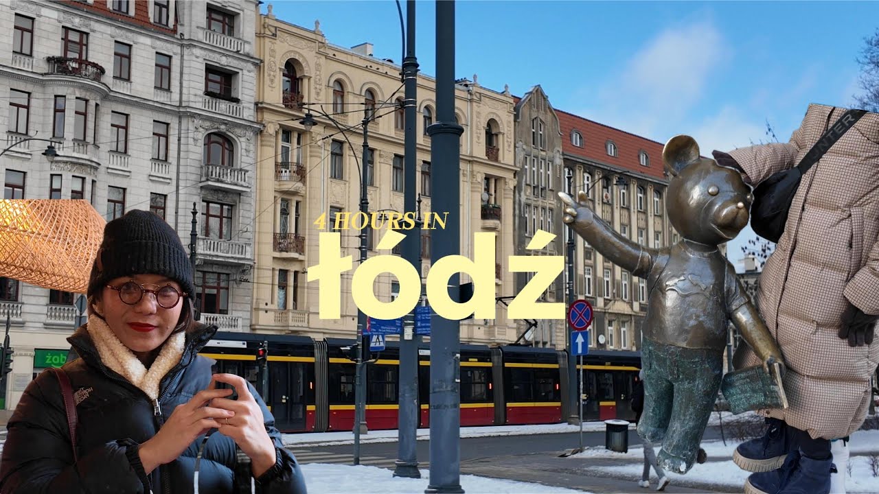 4 hours in Łódź! trip from Warsaw (pl/eng/ina sub) #SmolVlog