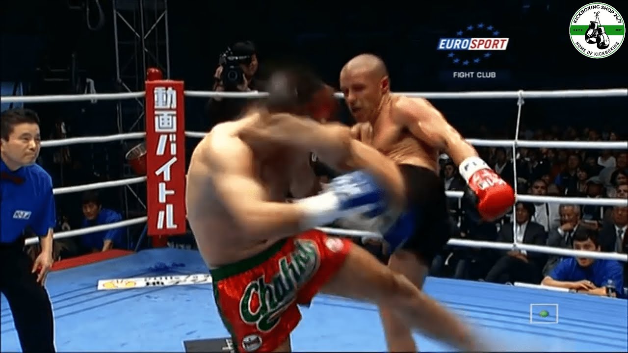 Fight •18) One of the best kickboxing fights ever between  Mike Zambidis vs  Chahid oulad el Hadj