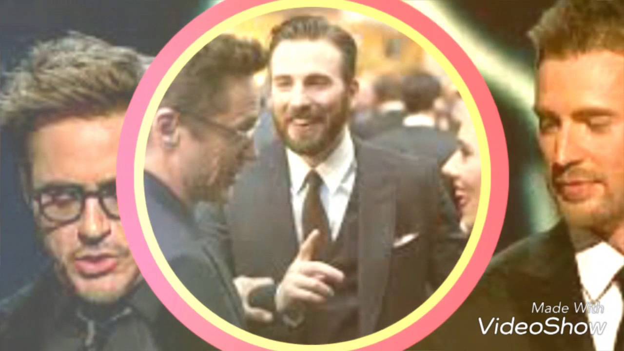 Robert Downey Jr x Chris Evans #stony