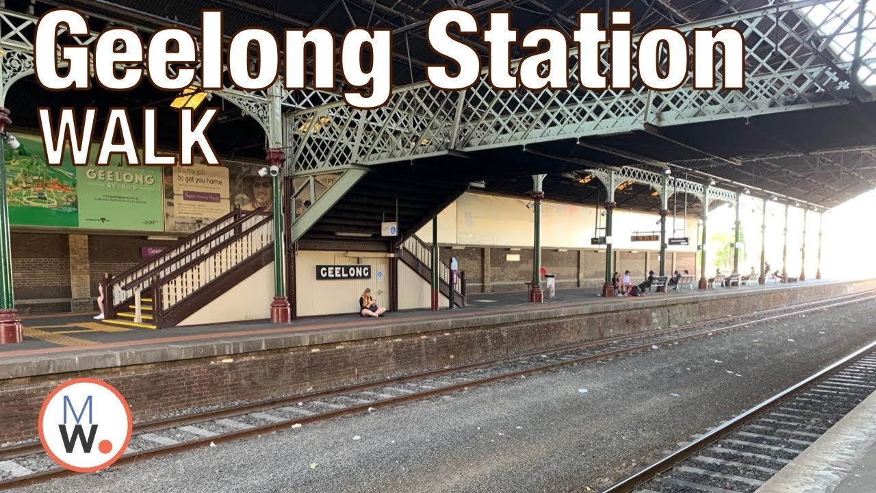 Geelong Station Walk🚉🚶‍♀️【4k】