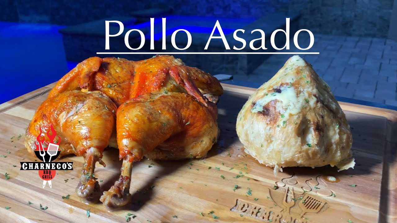Pollo asado a la parrilla con batata al estilo Boricua Ep
