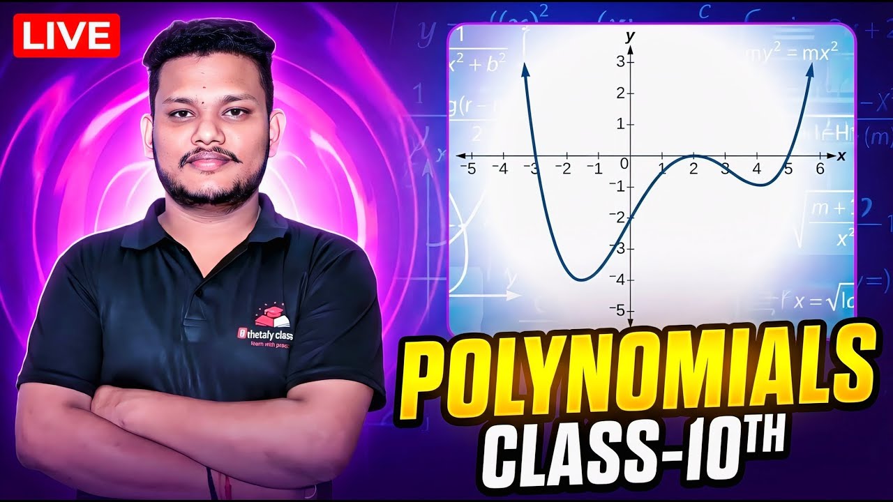 Class 10 Maths Polynomial PYQ | Board Exam Special Live (Part 1 ) | Important Questions & Solutions