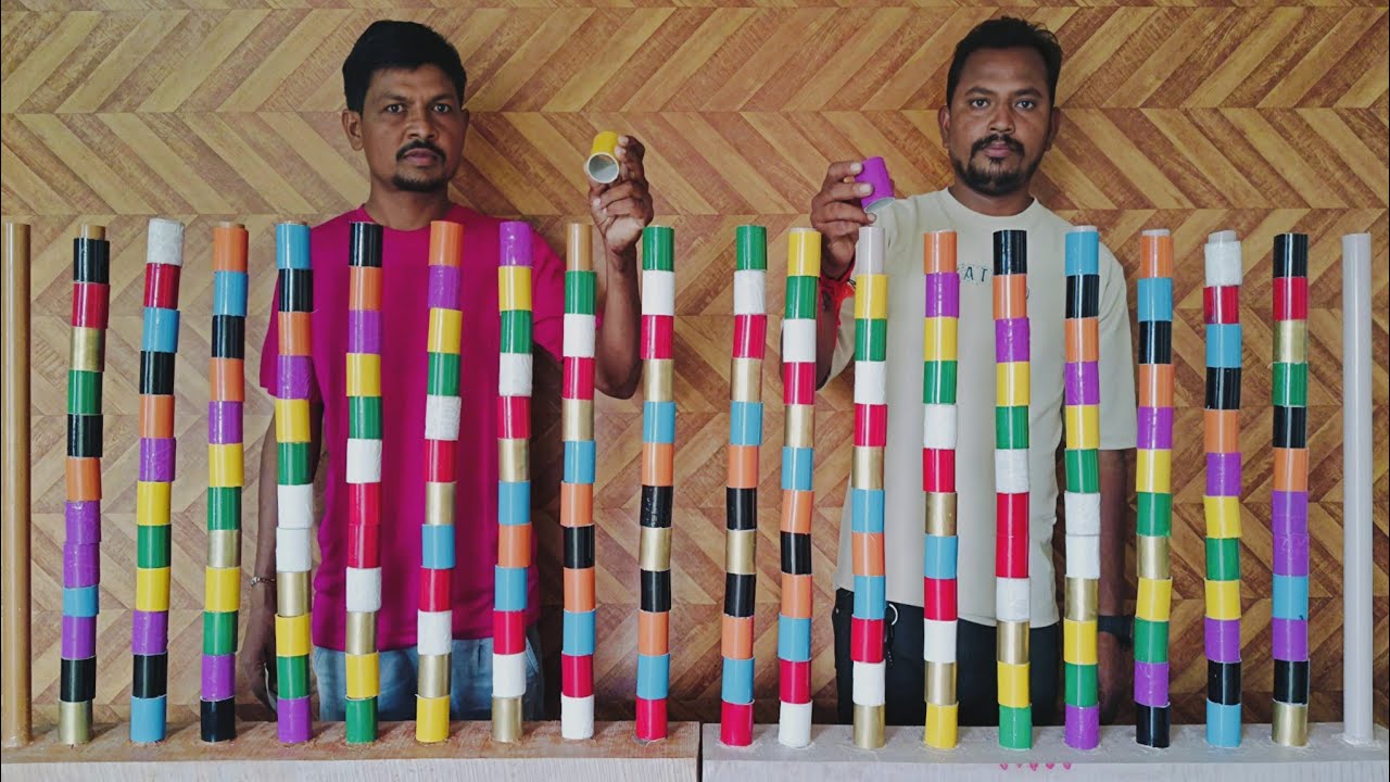 Top White Colour Cylinders Design matching game challenge videos | Win 500 Rupees