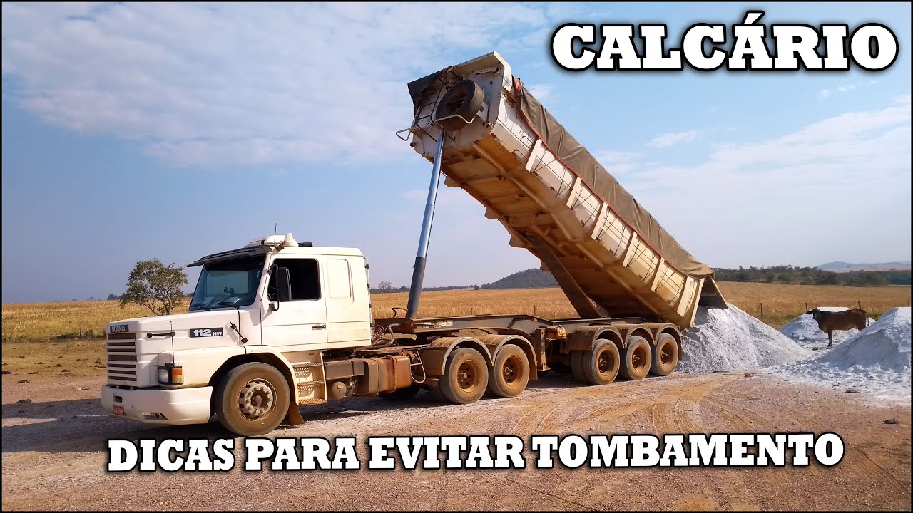 ...Scania 112HW - Dicas Como Descarregar Carreta Caçamba Com Segurança [PARTE 2]...