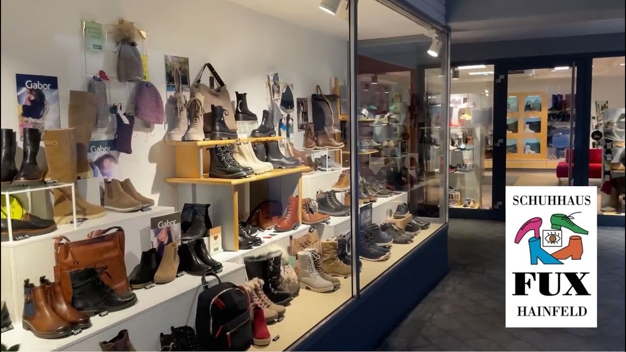 Willkommen im Schuhhaus Fux in Hainfeld