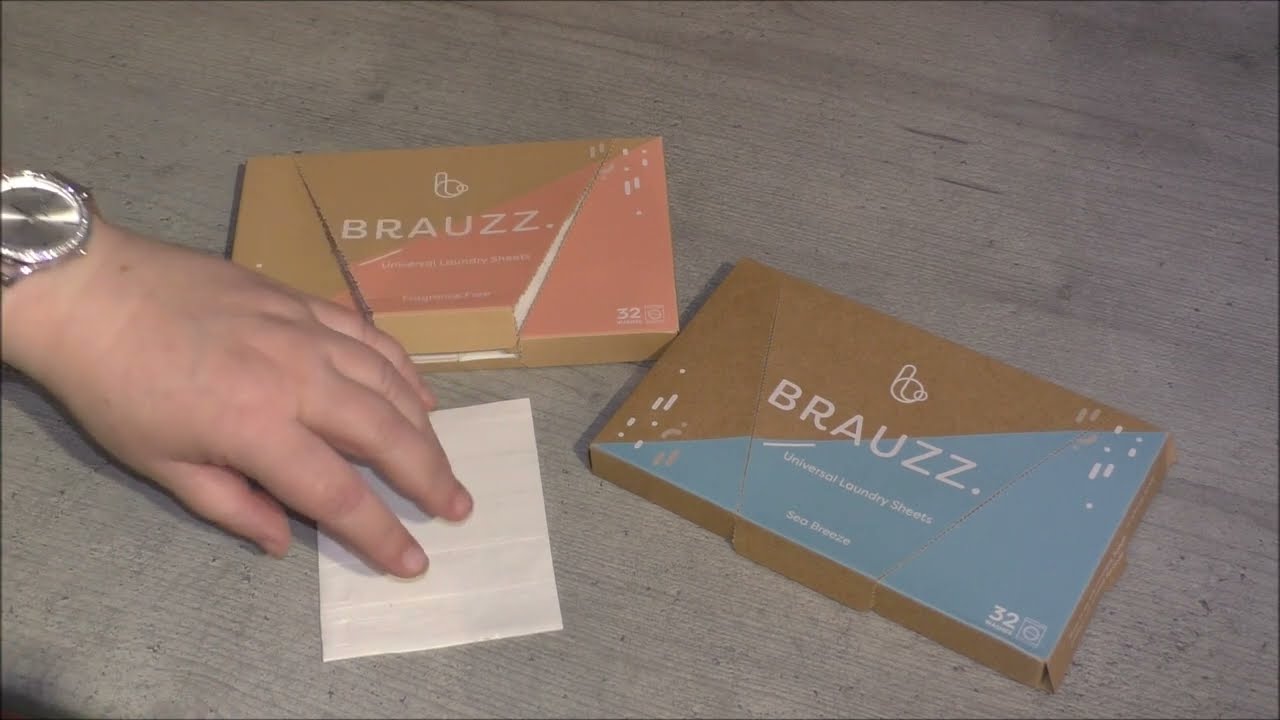 Waschpapier / Waschstreifen von Brauzz - eine Alternative zu Pulver Waschmittel