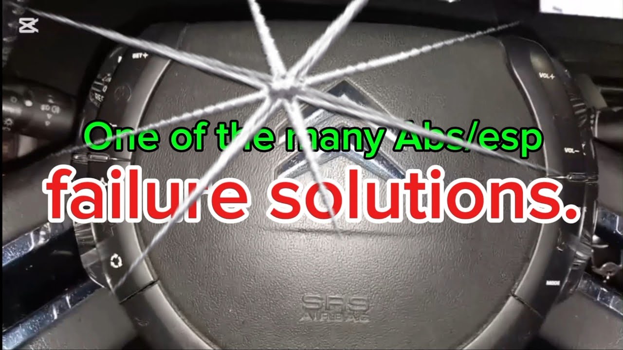 Citroen Picasso c4, 2007.Abs/esp not working. U1313,U1113,U2219,U0122,U0121,P0562,U1219.