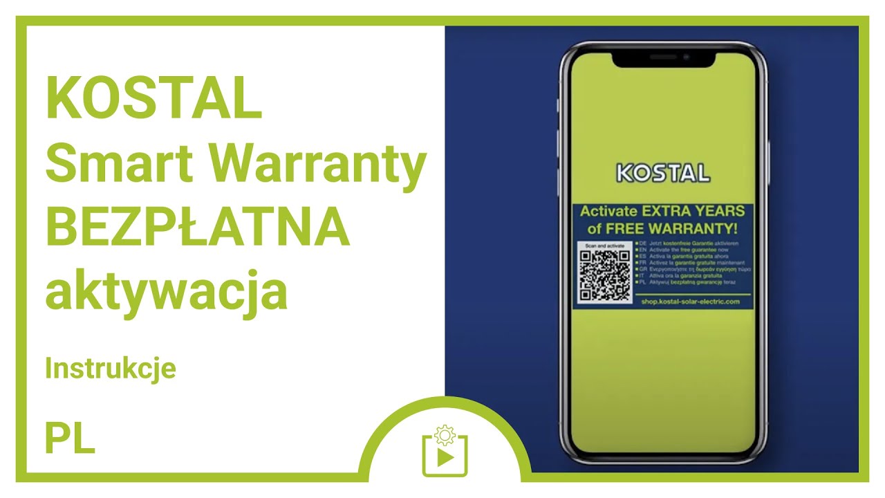 #Tutorial: KOSTAL Smart Warranty | Jak bezpłatnie przedłużyć gwarancje urządzeń KOSTAL?