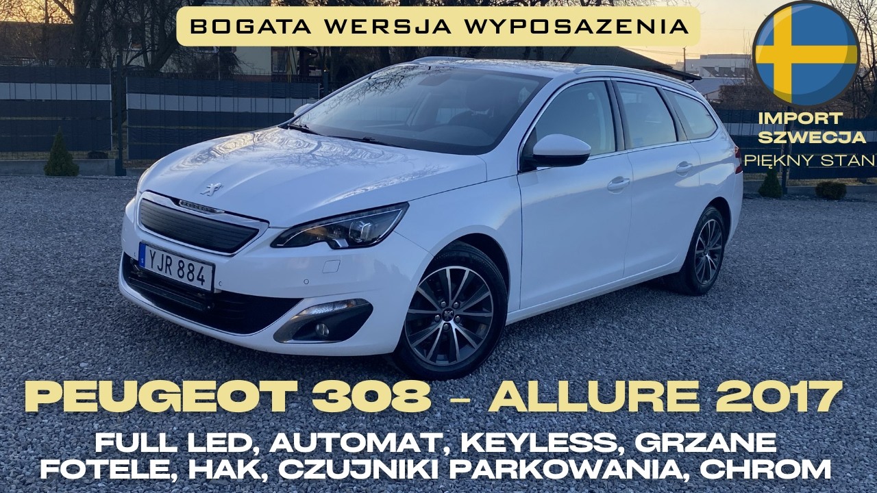 Peugeot 308 Allure - Automat Full-LEDY Keyless 2017