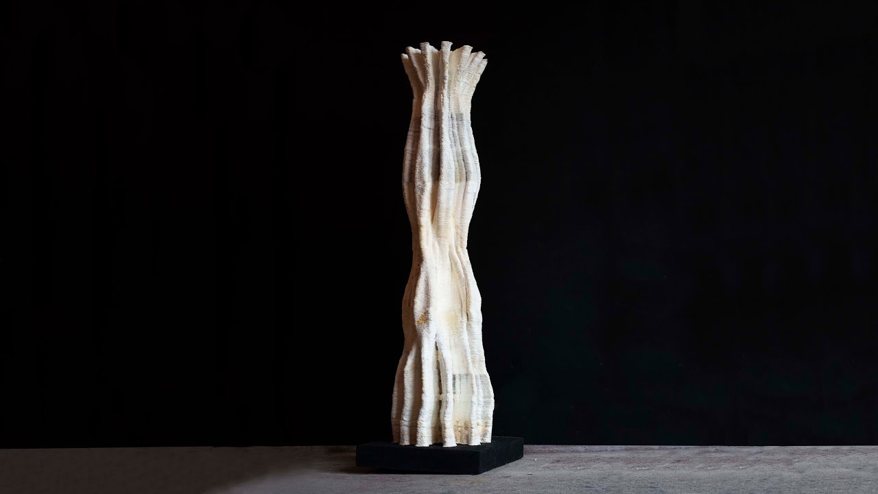 Lovely Trash - Mycelium 3d printing from waste