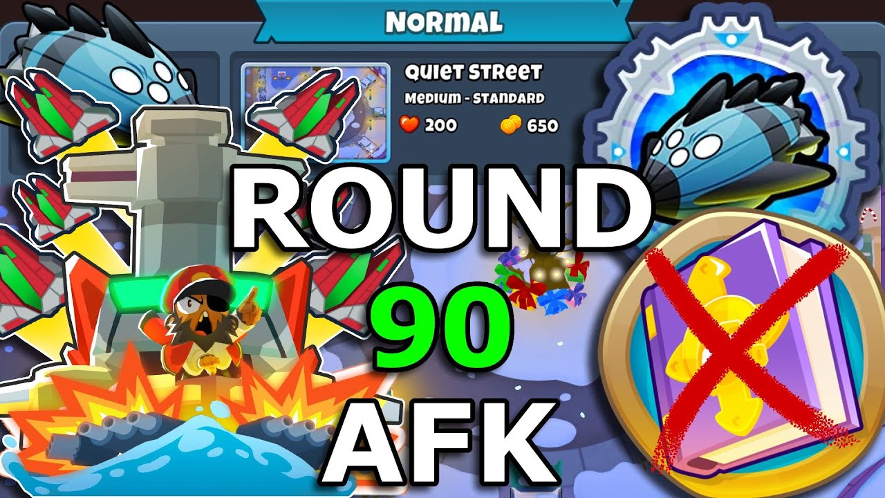 Vortex Normal Tutorial || No Monkey Knowledge, No Abilities || Quiet Street (BTD6)