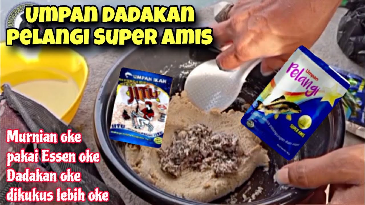 Anak PAUD juga bisa pakai umpan ini djempol Pelangi super amis untuk mancing ikan mas harian & lomba