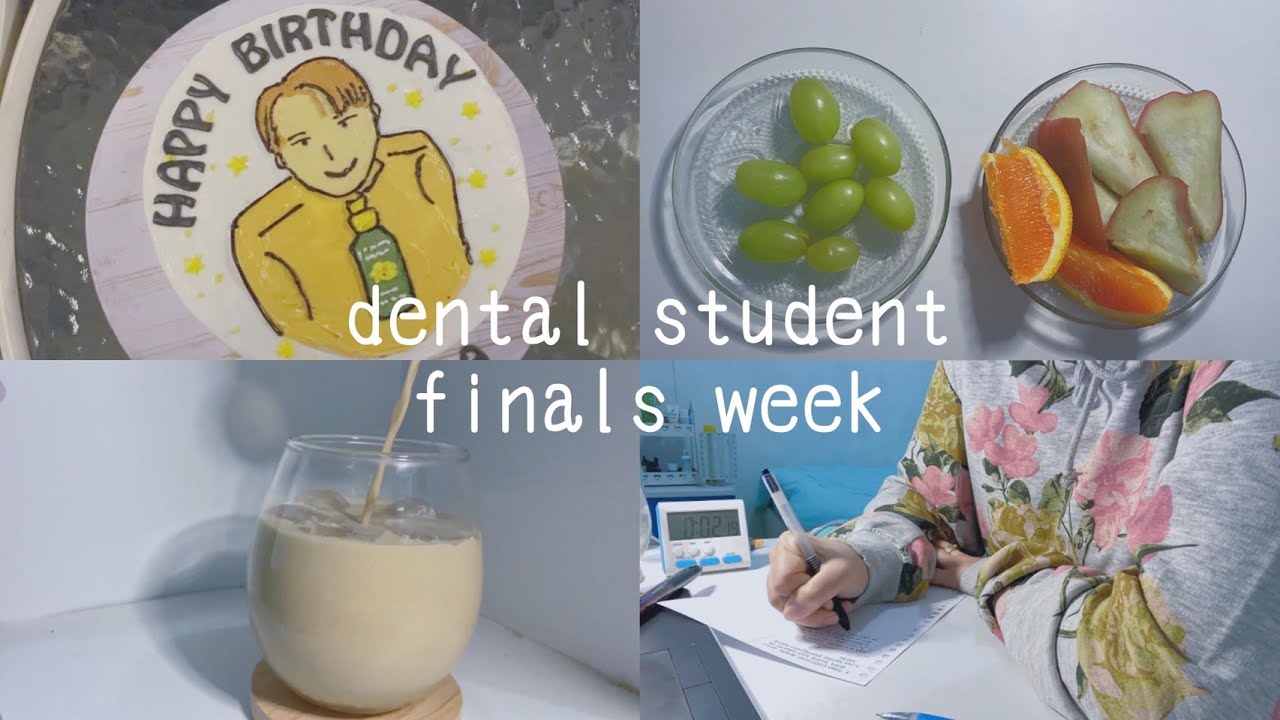 eng) dental student finals week ☕️ | Indonesia