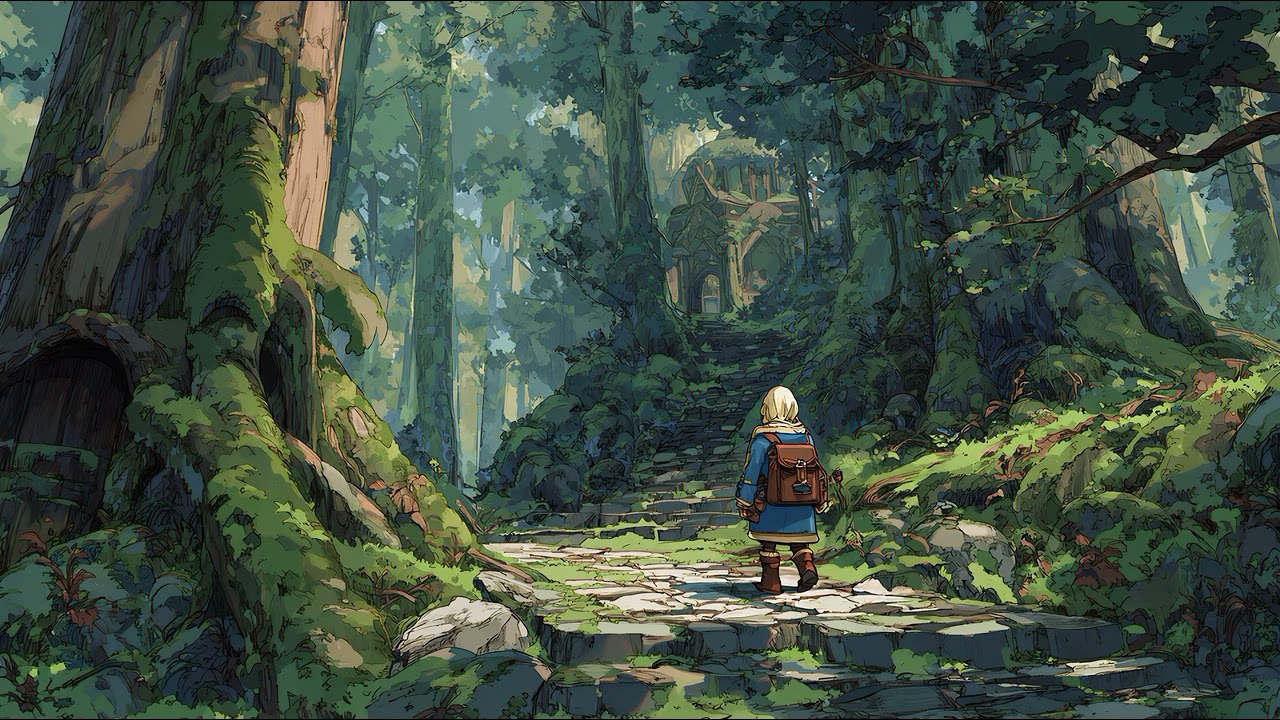 Medieval Fantasy Music for Night Study | Bells Beyond the Snow Pass