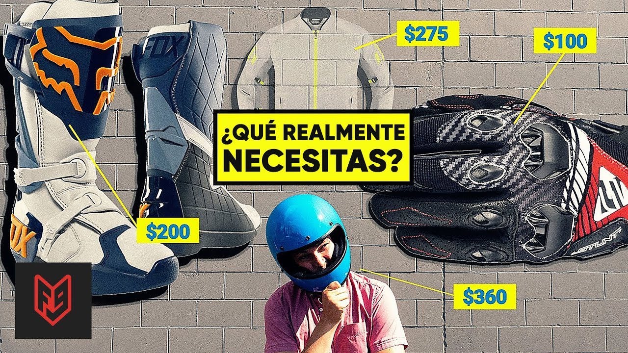 El MEJOR EQUIPO para motociclistas principiantes –¿Qué sí necesitas?