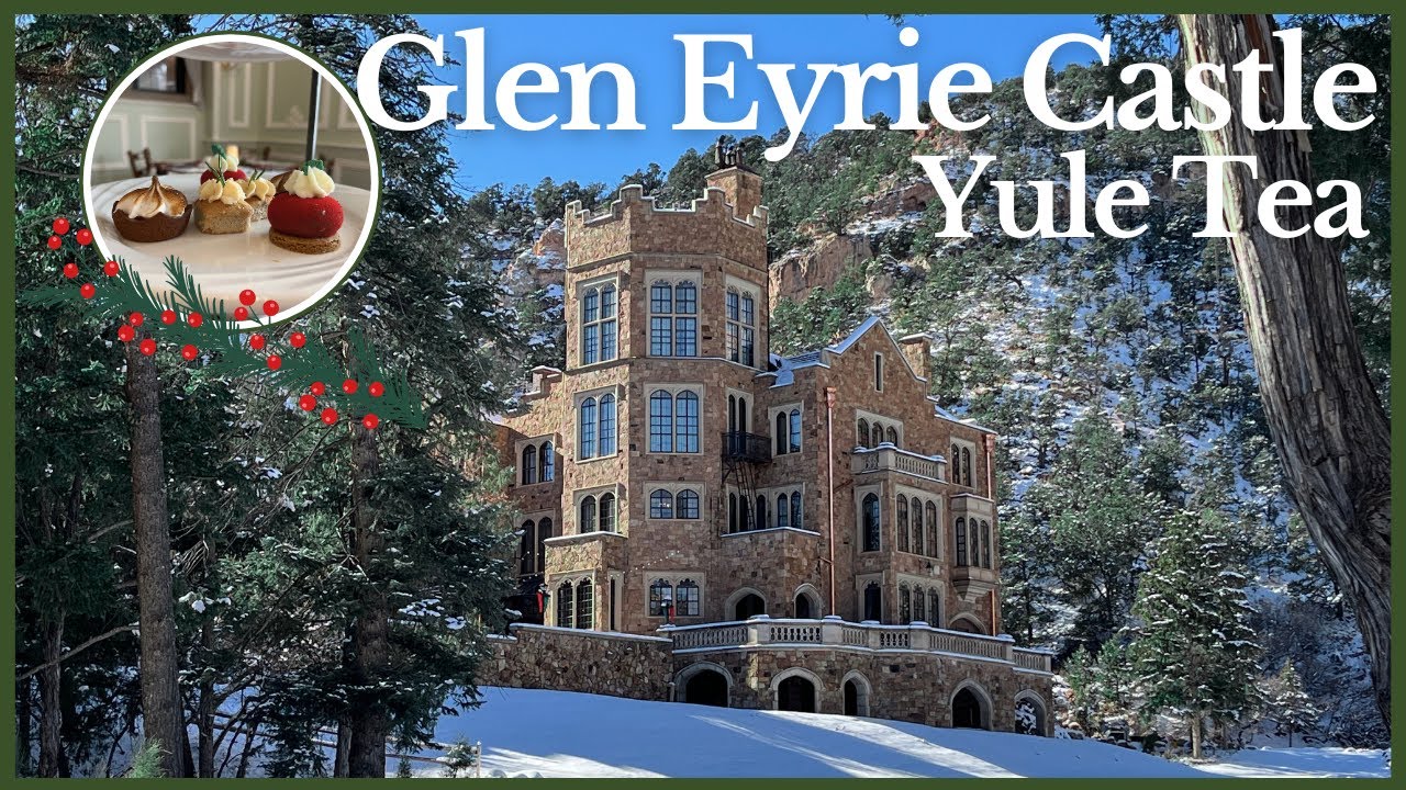 Holiday Tea at Glen Eyrie Castle in Colorado Springs 🫖  |  Yule Tea 🎄
