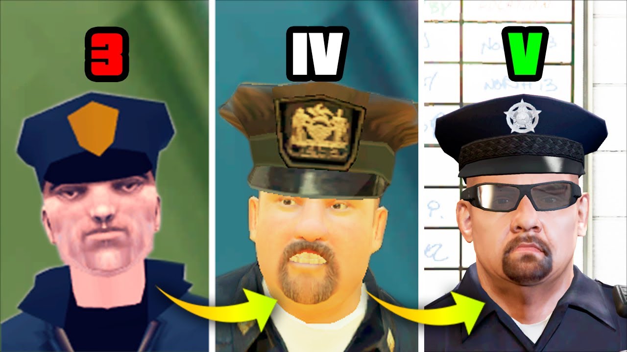 COPS In GTA Games (Evolution)