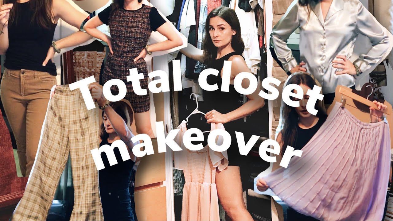 Decluttering my whole wardrobe & reorganizing my tiny closet (again... )