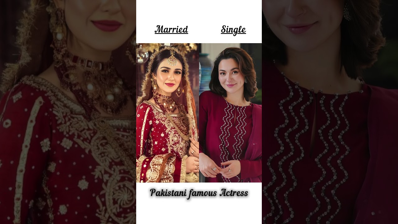 Pakistani Married vs Single Actress ❤️💍 | Relationship Status Comparison 2026 | Pakistani Drama Star