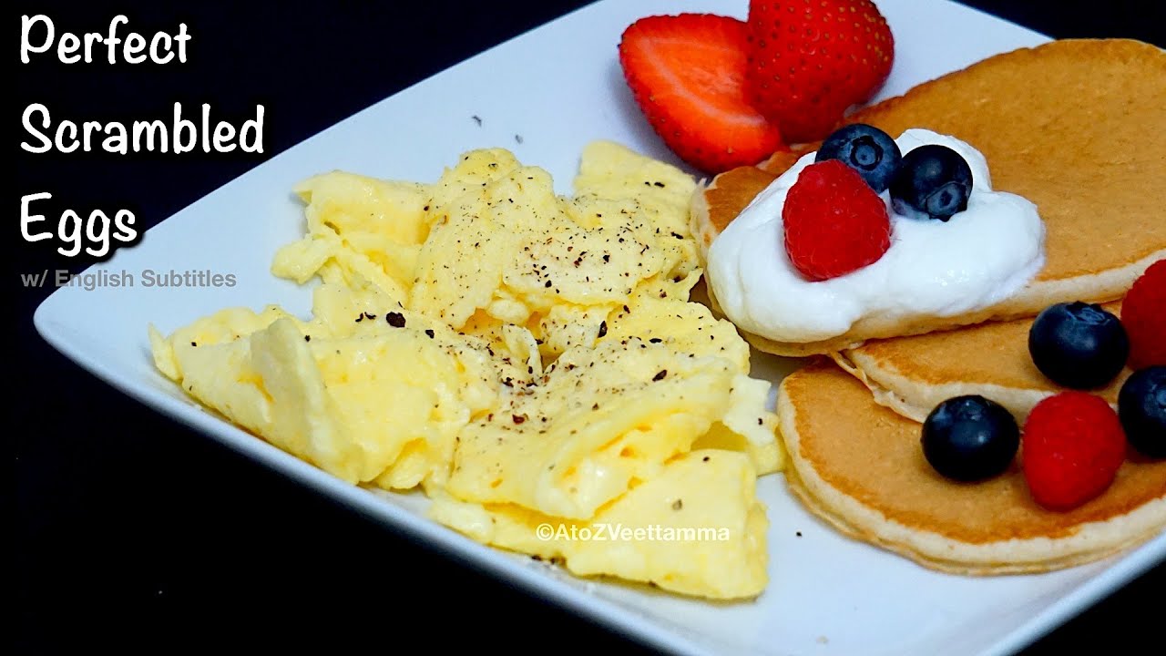Perfect Scrambled Egg | Moist & Fluffy Scrambled eggs | Quick and Easy Breakfast Recipes