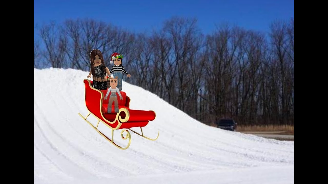 WE WENT SLEDDING