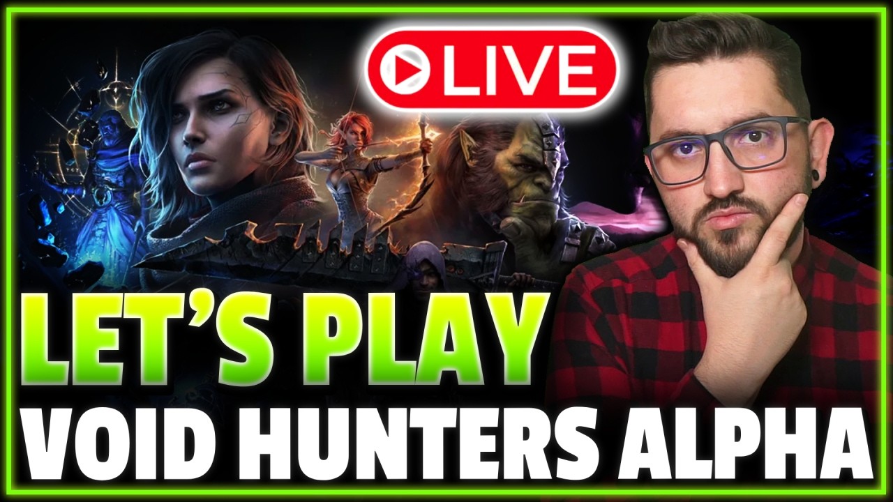 🔴 LIVE Godforge Waiting Room - This Game Looks Interesting! - Void Hunters Alpha Gameplay