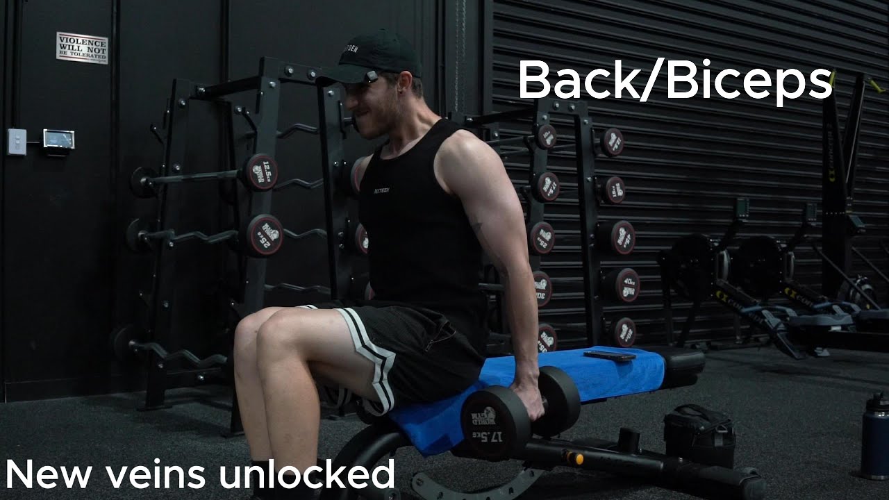 Back day full of new veins,, the cut is cutting