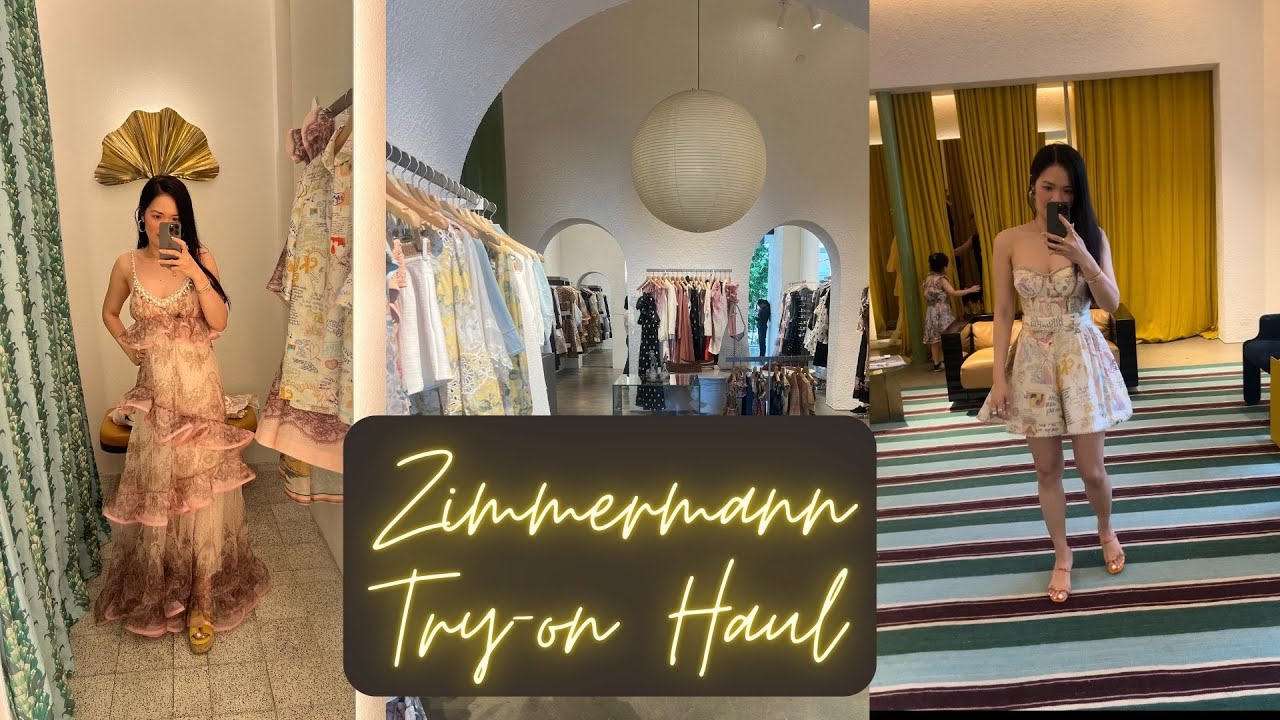 Zimmermann SPRING 2025 TRY-ON HAUL  Resort Collection