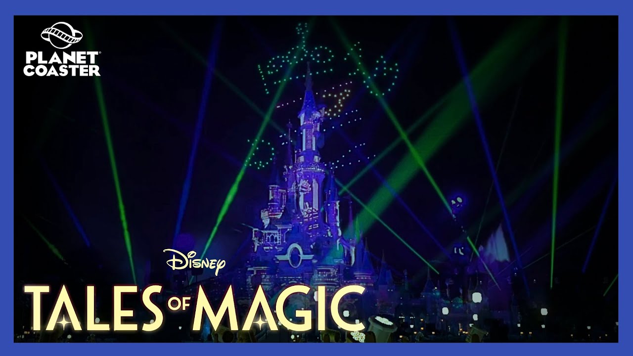 Disney Tales of Magic | Ultra Realistic Fireworks in Planet Coaster! | Disneyland Paris